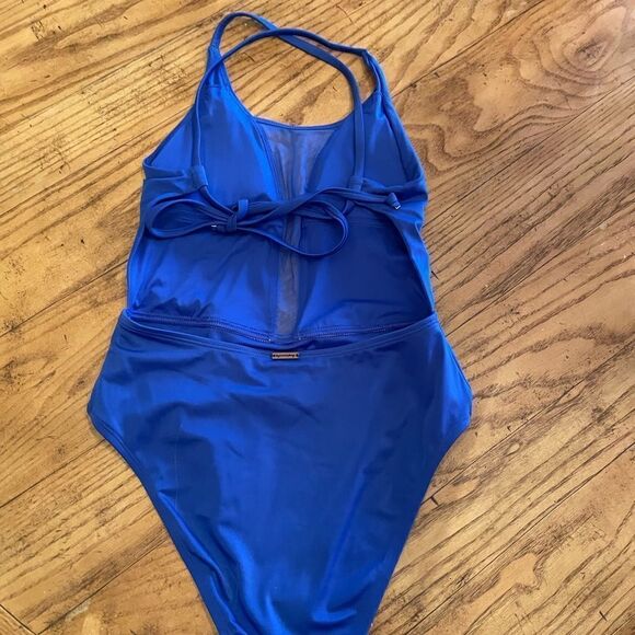 Bikini Village “my bikini story’ one piece bathing suit swim blue - Picture 2 of 7